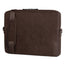 Dark Brown Leather Messenger Bag