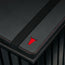 Black with Red Detail Leather Case for Apple iPad Air 13
