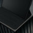 Multiple viewing stands in the Black with Red Detail Leather Case for Apple iPad Air 13