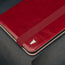 Close up of the Red Leather Case for iPad Mini 6th Generation (2021)