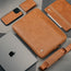 Tan Leather Messenger Bag