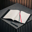 Notepad in the Black Leather (with Red Stitching) A4 Notebook Cover