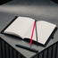 Notepad in the Black Leather (with Red Stitching) A5 Notebook Cover