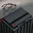 Black Leather (with Red Stitching) A5 Notebook Cover