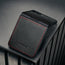 Black with Red Detail Leather Case for Galaxy Flip7
