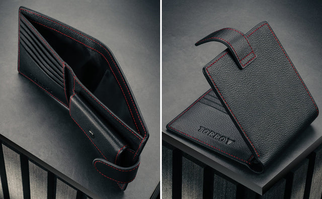 Classic Leather Wallet (with Coin Pocket) Feature Focus