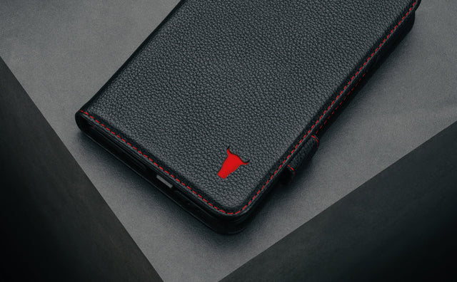 Google Pixel 9 Pro Fold Leather Wallet Case Feature Focus