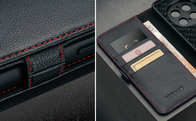 Honor Magic 7 Pro Leather Wallet Case Feature Focus