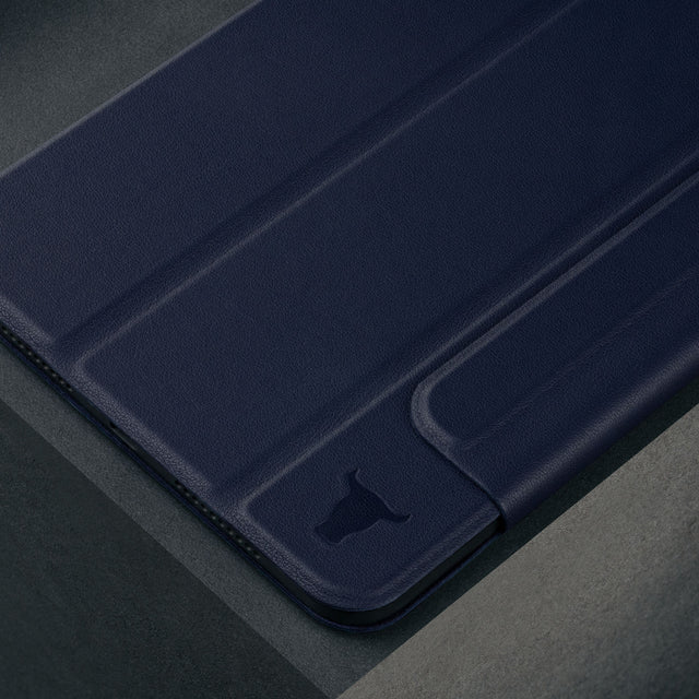 Blue Leather Magnetic Case for Apple iPad Mini