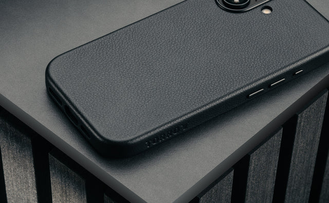 iPhone 17 Leather Bumper Case (MagSafe Compatible) Feature Focus