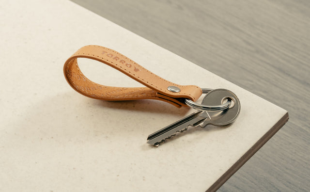 Leather Loop Keyring Feature Focus