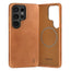 Tan Leather Bumper Case for Galaxy S26 Ultra