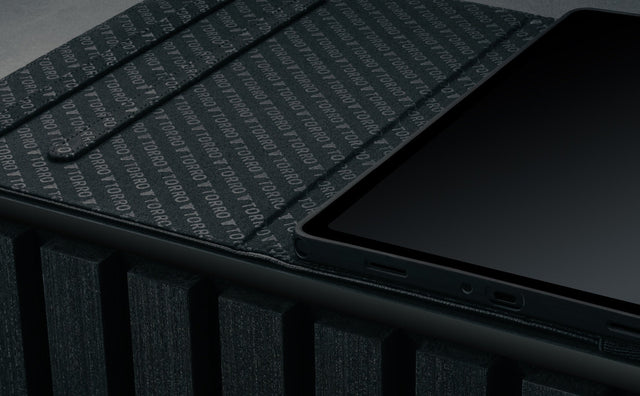 Samsung Galaxy Tab A9 Plus Leather Case Feature Focus