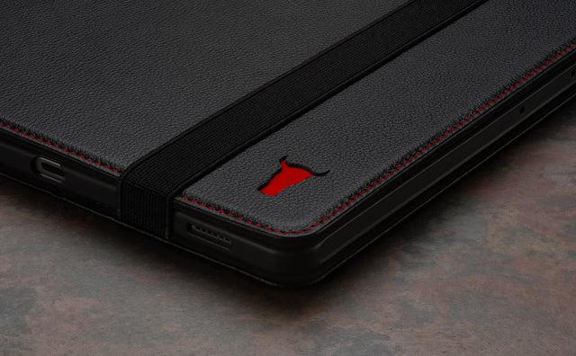 Samsung Galaxy Tab S9+ Leather Case Feature Focus